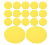 TOYANDONA 20Pcs Warm White Light Filter Stickers 50Mm Round Adhesive Diffuser Film for Ceiling Spotlights and LED Mood Lighting with Translucent Gel Sheets for Video and Dj Lighting