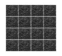 TOYANDONA 21pcs Activated Charcoal Filters for Litter Box Odor Control Replacement Compatible with Sifting and Covered Cat Litter Trays Black Carbon for Pet Toilet