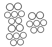 TOYANDONA 21pcs Singing Bowl Rubber Crystal Bowl Cushions for Meditation Simple Design for Buddha Practices Easy to Carry Prevents Slipping and Bumping