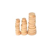 TOYANDONA 23pcs Oboe Sound Hole Pad Set Cork Pads for Wind Instrument Repair High Elasticity and Air Tightness Replacement