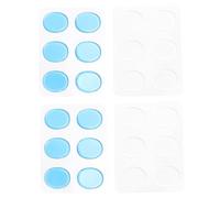 TOYANDONA 24pcs Adhesive Drum Dampeners Pads Silicone Drum Silencers Dampening Gel for Practice Pad Tone Noise Reduction Random Color
