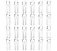 TOYANDONA 24pcs Blind Wand Hooks Plastic Replacement Curtain Rod Hangers Unique Shape for Vertical and Horizontal Blinds for Window Treatment Accessories