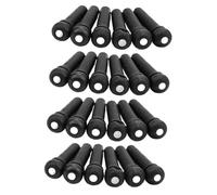 TOYANDONA 24pcs Guitar Bridge Pegs Guitar Bridge Pins for String Pegs Fork Wood Pin Replacement Accessories for Swing and Classical Tuning