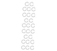 TOYANDONA 24pcs Guitar Sound Hole Sticker Acoustic Guitar Rosette Quality Material Inlay Decal