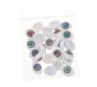 TOYANDONA 24pcs Halloween Fake Eyeballs Tricky Spooky Props Realistic Doll Eyes for Masquerade Costume Parties Play and Home Decoration Random Color
