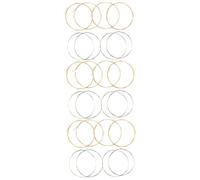 TOYANDONA 24pcs Mandolin Replacement Strings Steel Strings for Enhanced Sound Quality Suitable for All Genres for Mandolin Enthusiasts