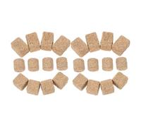 TOYANDONA 24pcs Mini Hay Bales for Dollhouse and Creative Projects, Small Faux Straw Haystack Bundles in Khaki Wood Material, Easy Integration and Stay in Great Shape for Farmhouse Decor