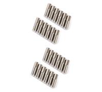 TOYANDONA 24pcs Mini Humbucker Guitar Pickup Pole Screws in Silver for Electric Guitar Replacement Screws for Humbucker Pole