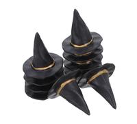 TOYANDONA 24pcs Miniature Witch Hats for Halloween Parties Versatile Wine Bottle Toppers Dollhouse Decor DIY Craft Supplies Soft Headwear for Festive Celebrations