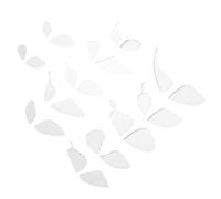 TOYANDONA 24pcs Plastic Butterfly Craft Mold for DIY Ornament and Hair Accessory Making with Direct Overlay Tracing Feature, Reusable Template Suitable for Velvet and Thread in Handmade