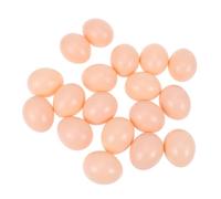 TOYANDONA 24pcs Plastic Graffiti Eggs for DIY Painting Realistic Fake Egg with Small Hole Safe and Plastic Material for Artistic Pretend Play and Craft Practice