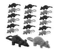 TOYANDONA 24pcs Realistic Fake Mouse Lifelike Prank for Halloween Decorations Lightweight Scary Props for Parties Sturdy and Instant Use for Fun Surprises