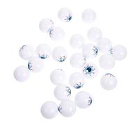 TOYANDONA 24Pcs Realistic Plastic Eyeballs for Halloween Scary Eyeball Props with Detailed Veins for Haunted Houses Costume Accessories Eyeballs