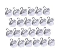 TOYANDONA 24pcs Silver Swan Shaped Wedding Candy Boxes Set, Romantic Candy Storage Holders for Wedding Favour Presents and Party Sweet Packaging