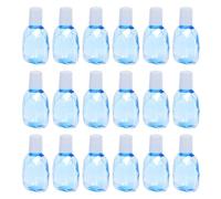 TOYANDONA 25 Pcs Blue 10ml Plastic Squeezable Small Liquid Containers for Travel Medicine and Anointing Oils, Portable and Easy to Use Bottles for Liquid Storage Situations