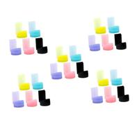 TOYANDONA 25pcs Black Pipe Clarinet Thumb Rest Cushion Protectors Comfortable Handle Thumb Pads for Clarinet Performance and Stylish Design Mixed Colors
