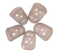 TOYANDONA 25pcs Gray Silicone Guitar Finger Protectors Covers Caps Set, Fingertip Guards for Guitar Playing, Finger Protection Sleeves for Musicians