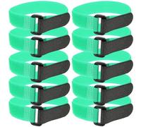 TOYANDONA 25pcs Green Multipurpose Adjustable Straps 20x300mm Elastic Yoga Mat Carrying and Storage Fixing Bands for Fitness and Travel