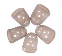 TOYANDONA 25pcs Grey Silicone Guitar Finger Protectors Covers Caps, Fingertip Guards for Acoustic Electric Guitar Players, Instrument Finger Caps Suitable for Injury Prevention and Practice Use