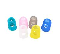 TOYANDONA 25pcs Guitar Fingertip Protectors Silicone Finger Guards for Ukulele Beginner Mixed Comfortable Fingertip Protection for Guitar Players Random Color