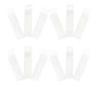 TOYANDONA 25pcs Lip Balm Pouches and Lip Gloss Holder Plastic Lipstick Case Hanging Strap 2.1x2.1x7.7cm Reusable Cosmetic Packaging for Travel and Small Storage