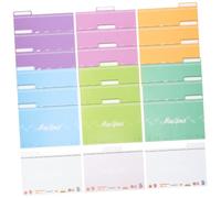 TOYANDONA 25Pcs Recipe Card Dividers Kitchen Recipe Box Organizers with Bright Colors Smooth Surface Rounded Corners for Convenient Cooking and Meal Planning Random Color