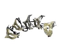 TOYANDONA 25pcs Retro Half Face Masks for Adults Cosplay Festival Accessory Includes Butterfly Pointed Prince Fairy and Beauty Designs for Masquerade Halloween and Carnival Parties