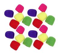 TOYANDONA 25pcs Thickened Sponge Microphone Covers High-density Windscreens Protective Sleeves for Handheld Mic Ktv Karaoke Conference Recording Accessories in Mixed Colors