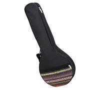 TOYANDONA 26 Inch Banjo Carrying Bag Shoulder Strap Padded Portable Banjo Storage Pouch Decorative Ethnic Pattern for Travel and Music Performance