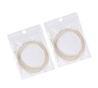 TOYANDONA 2bags Acoustic Bass Guitar Strings Replacement Strings for Acoustic Classical Electric Guitars Stainless Steel Ball End