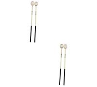 TOYANDONA 2pairs Drum Stick Marimba Mallets Percussion Instrument for Xylophone and Drum Head Musical Practice Stick