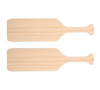 TOYANDONA 2pcs 15-inch Wooden Unfinished Paddles for DIY Handicraft, Paddle Decor for Wall Hanging, Practical Woodcrafts Home Decoration Accessories