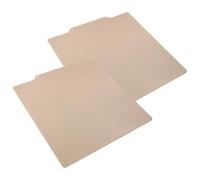TOYANDONA 2pcs 3d Printing Steel Build Plates 220x220mm Heated Bed Surface with Excellent Adhesion and Movement Prevention for 3d Printer Beds and Printed Objects