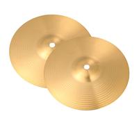 TOYANDONA 2pcs 6 Inch Brass Jazz Drum Cymbals Set Anti-rust Fadeless Drum Kit Cymbals for Musicians Creative Accessories Suitable for Jazz and Percussion Performances