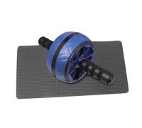 TOYANDONA 2pcs Abdominal Roller Wheel Fitness Equipment for Core Strength Includes Comfortable Knee Mat Durable Design for Home Gym Workouts Suitable for All Levels