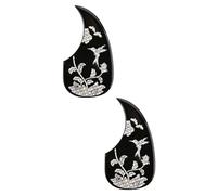 TOYANDONA 2pcs Acoustic Guitar Pickguard Scratch Plate Protective Board for Guitar Prevents Scratches and Damage While Playing Storing