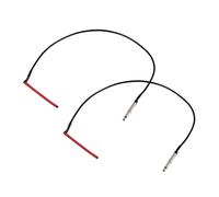 TOYANDONA 2Pcs Acoustic Guitar Pickup Jack Piezo Transducer with High Sensitivity Head Design for Folk and Classic Guitar Compatible with Various Audio Devices