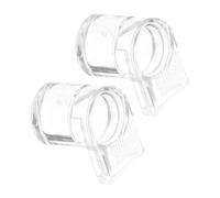 TOYANDONA 2Pcs Acrylic Ant Water Feeder Mini Transparent Reptile Water Bowl Pet Drinking Dish for Ants Chameleons Tortoises Pigeon Feeder Educational Tool