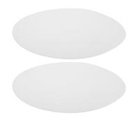 TOYANDONA 2pcs Acrylic Lamp Cover Diffusers for Hanging Lights, 1mm Thick Round Lampshades, Universal Compatibility, Protecting Fingers and Lamp Support Structures, Suitable for Bedrooms