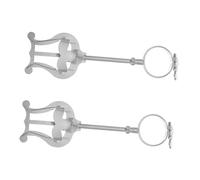 TOYANDONA 2pcs Adjustable Clarinet Music Clips with Buckle Portable and Secure Lyre Holders for Marching Band and Practice Compatible with Various Music Book