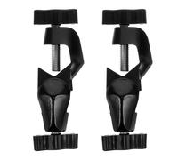 TOYANDONA 2pcs Adjustable Lab Clamp Holder Anti-rust Zinc Alloy and Bakelite Material, Versatile Laboratory Grip Support for Scientific Equipment