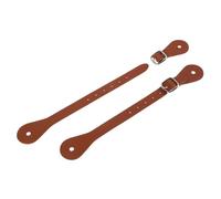 TOYANDONA 2pcs Adjustable PU Leather Horse Riding Spur Straps Lightweight Equestrian Spur Accessories for Training Durable Comfortable Fit Brown Equestrian Gear for