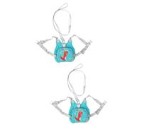 TOYANDONA 2pcs Anti-Lost Wrist Link Leash for Boy Girl Safety Reflective Tape for Boys and Girls for Parks Malls and Crowded Places Light Green Dinosaur Design