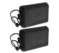 TOYANDONA 2pcs Arrowhead Display Case: Compact Arrowheads Container With Lid - Lightweight Arrow Storage Organizer For Archery Enthusiasts