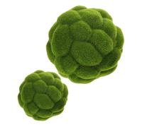 TOYANDONA 2pcs Artificial balls Realistic Faux Greenery Topiary Decorative Spheres for Wedding Party Window Display Ceiling Hanging Mall Landscape Decor
