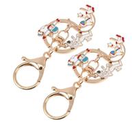 TOYANDONA 2Pcs Astronaut Keychain Set for Couples and, Hanging Space Pendant Key Rings with Backpack Decoration, Women’S Novelty Bag Charm Accessories