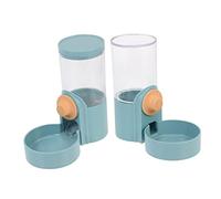 TOYANDONA 2Pcs Automatic Pet Feeder Water Dispenser for Cats Dogs Rabbits Easy Install Practical Design for Cages Convenient Feeding for Animals