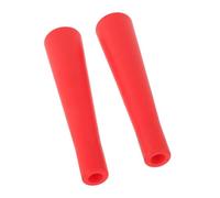 TOYANDONA 2pcs Baseball Batting Tee Replacement Rubber Topper Cups for Baseball Practice Tee Stand, Sturdy Red Rubber Material, Designed to Hitting Power and Reduce Impact Feedback,