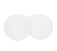 TOYANDONA 2pcs Beige Round Lampshade Diffuser Cover Anti-Glare LED Bulb Diffuser for Ceiling Pendant Lights Eye-Protection Soft Lighting Replacement for Living Bedroom Study