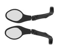 TOYANDONA 2pcs Bicycle Rearview Mirrors for Electric Bikes Motorcycles View Handlebar Mount Convex Design Durable Versatile for Enhanced Safety and Awareness
